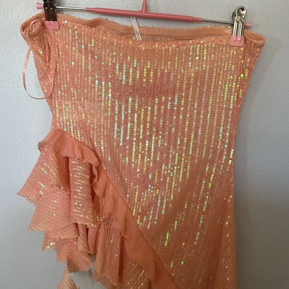 Free People Taylor Sequin Tube Top Size Medium - Picture 8 of 11